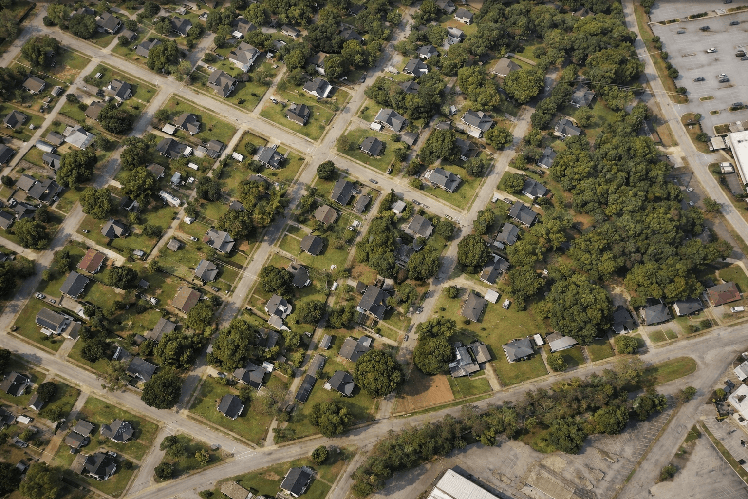 Aerial view of 47 Wallace Street in the Dunean Mill District