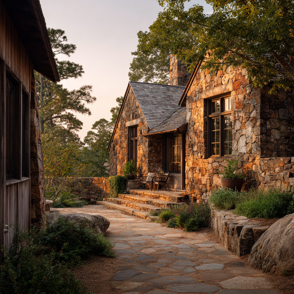 Natural materials and thoughtful architectural details